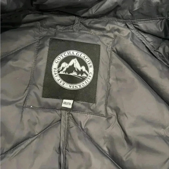 [XXL]Gotcha  Glacier Light Gray 3-in-1 Down DUVET Outer Puffer Jacket - Picture 4 of 10